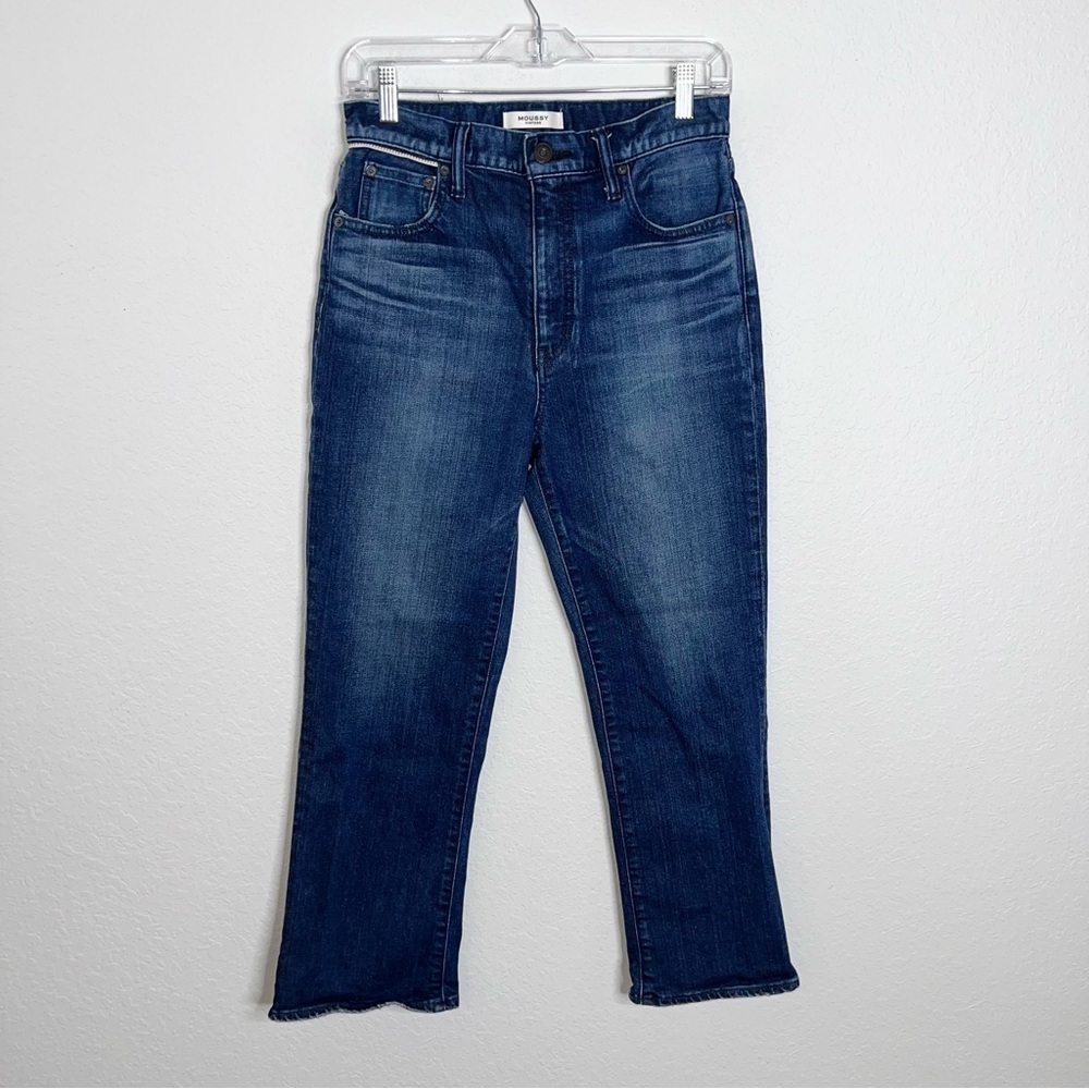 Moussy Vintage Emma Crop Flare Jeans Women’s 28 High Rise B